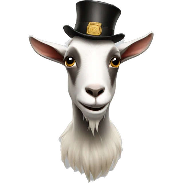 goat with tophat emoji