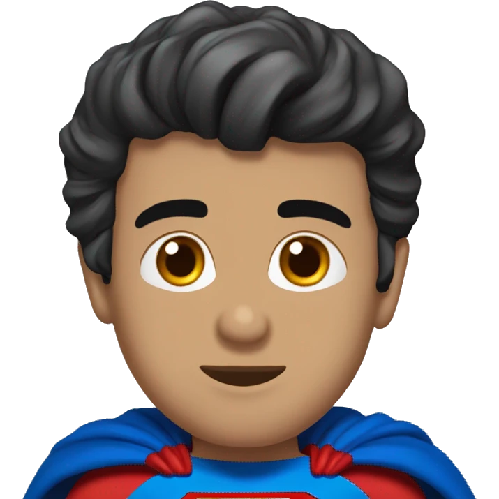 Maghrébin en superman emoji