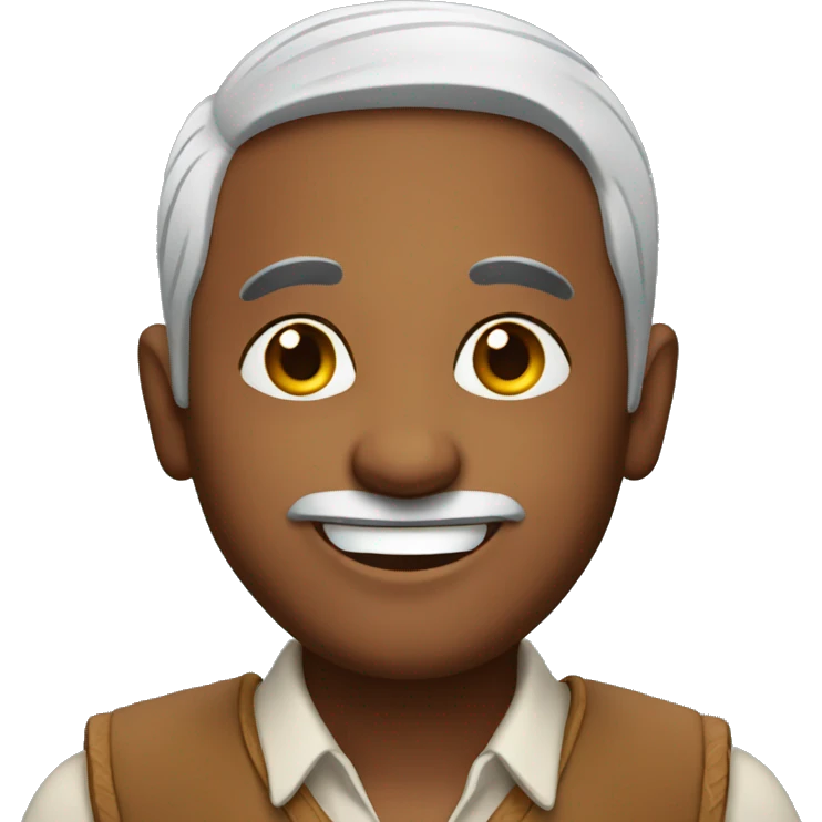 Smiling Indian man emoji