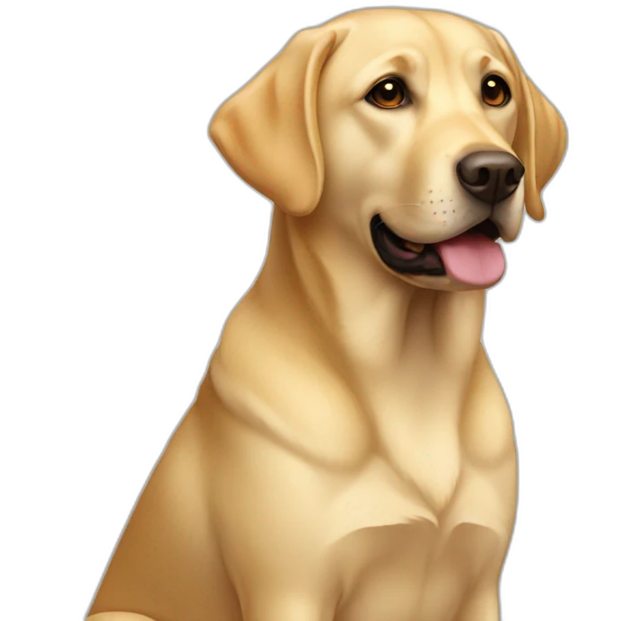 yellow labrador emoji