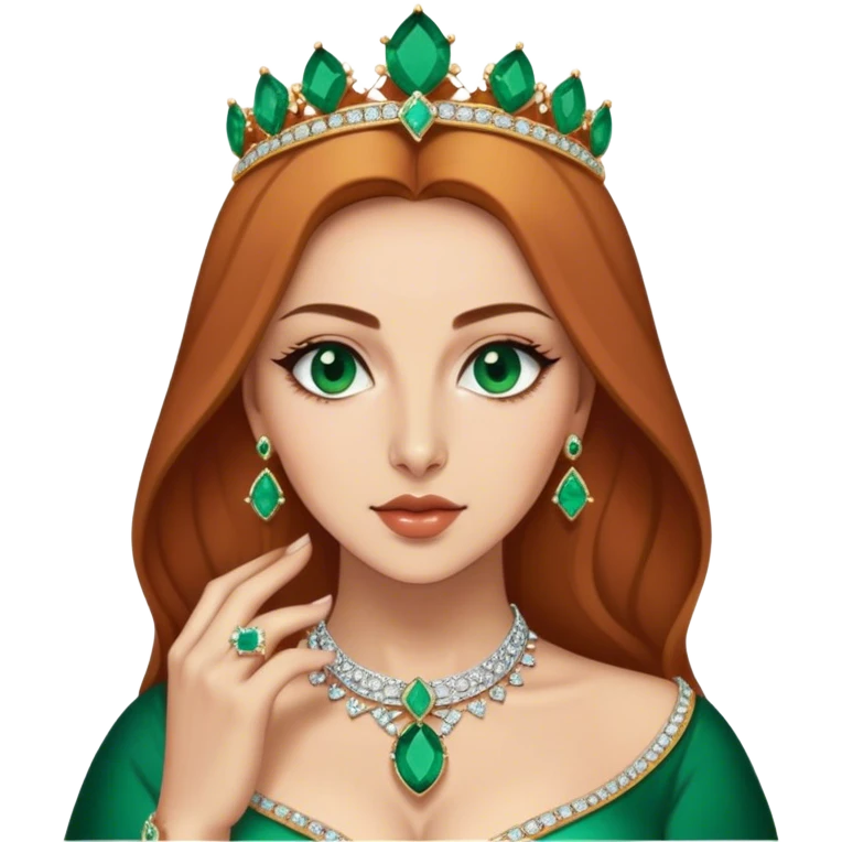 hurrem sultan emerald diamond ring emoji