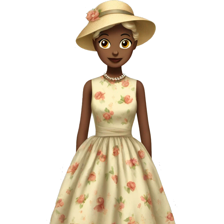 Vintage dress emoji