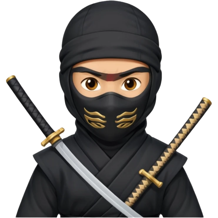 Ninja with open scroll emoji