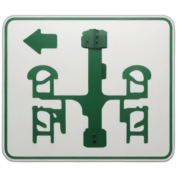 street sign with name on the sign like south east emoji