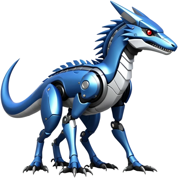 Futuristic Mechanical Sergal-raptor-nargacuga-vernid emoji