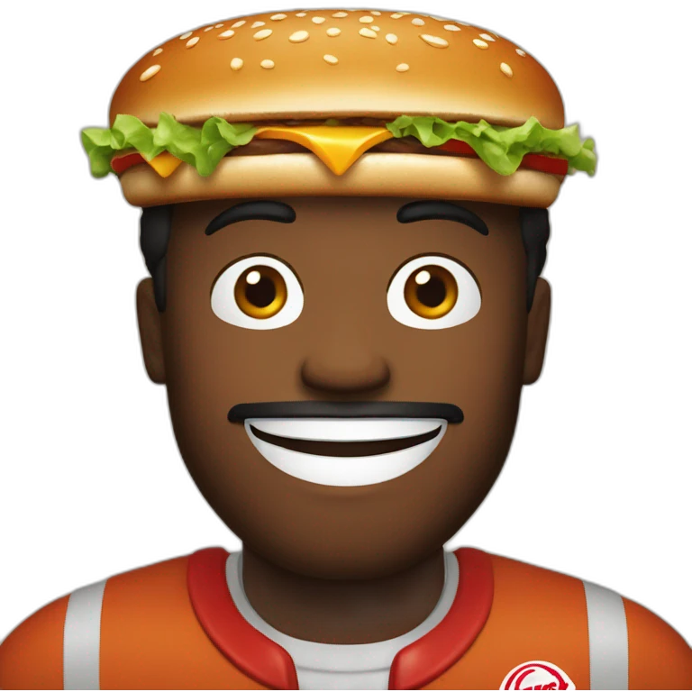Burger king emoji