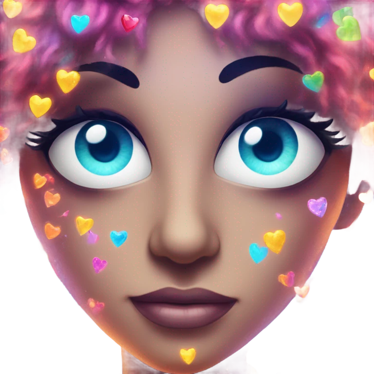 Exploding heart eyes emoji