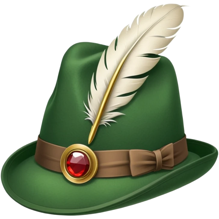 tyrolean hat emoji
