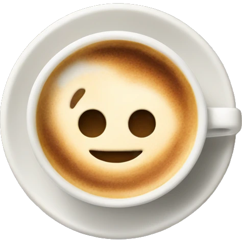 Cappuccino cup emoji