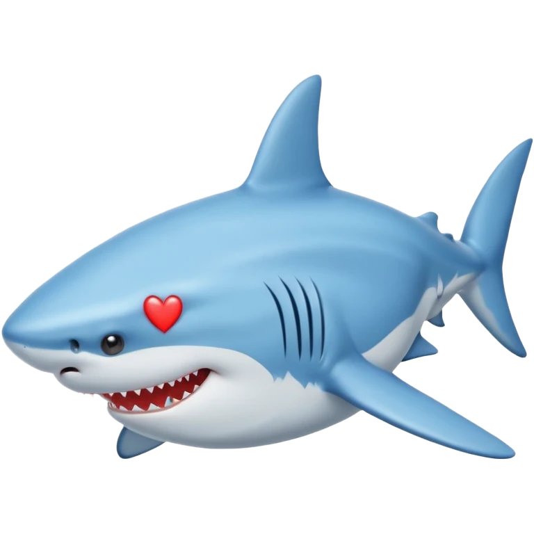акула на на ее глазах сердечко на двоих emoji