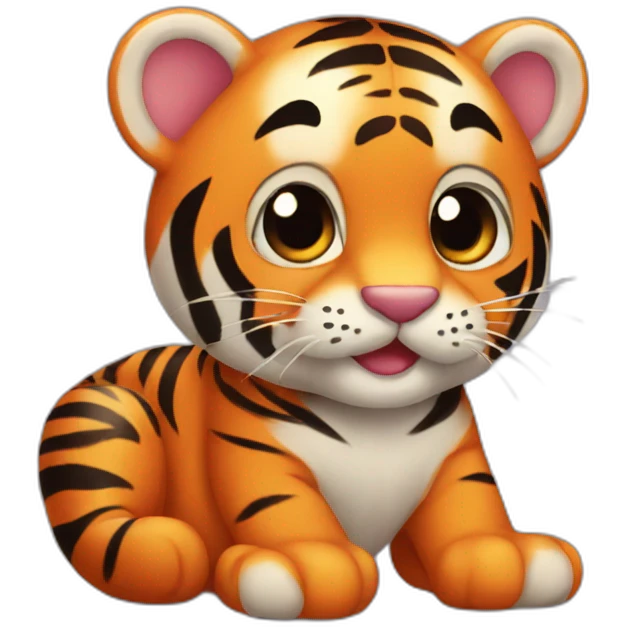 Tiny tiger emoji