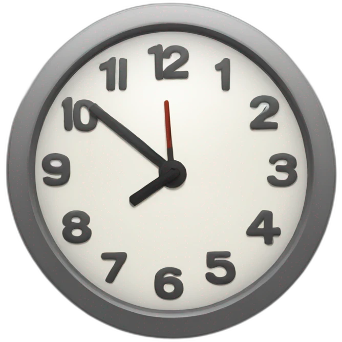Clock emoji