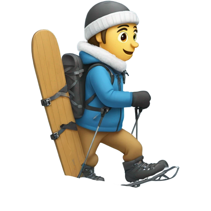 Snowshoeing emoji