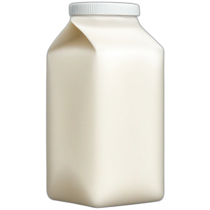 Vegan milk in tetra pack  emoji