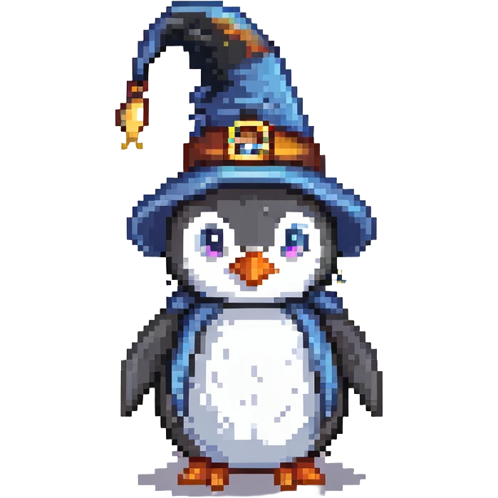 penguin wizard emoji