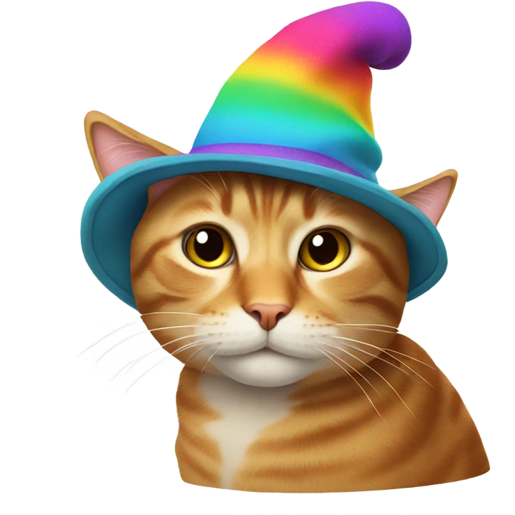 Cat with hat emoji