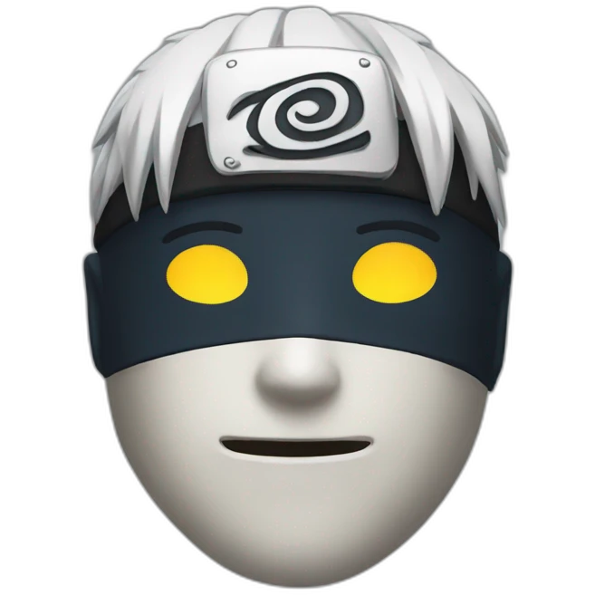 Naruto wearing mask emoji