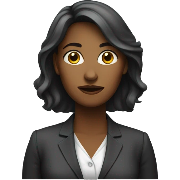 Woman Business standing emoji