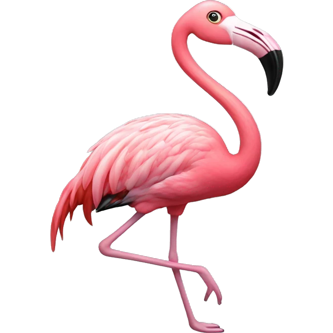 flamingo hoola hooping emoji