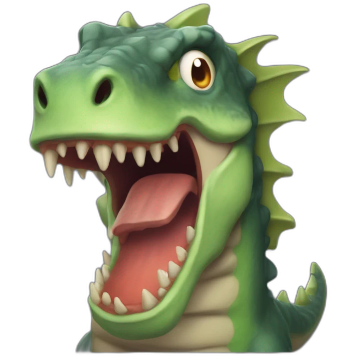 Halloemwen dinausor emoji
