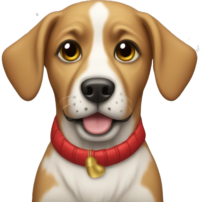 Dog christmas  emoji