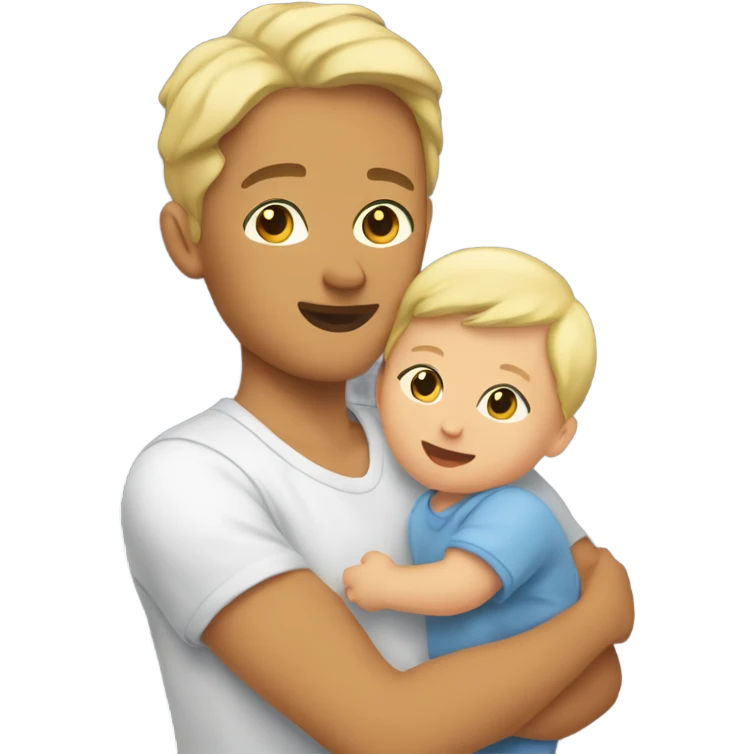 me and my baby in my arms emoji