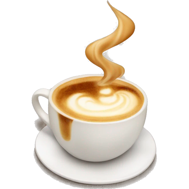 Hot latte emoji