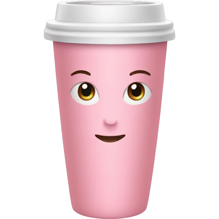 Light pink tumbler  emoji