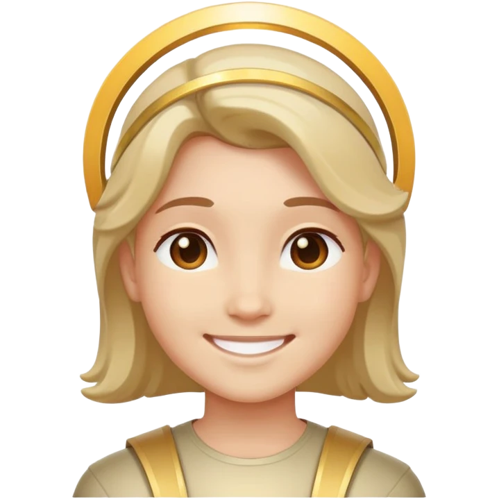 🥸 but with a halo  emoji