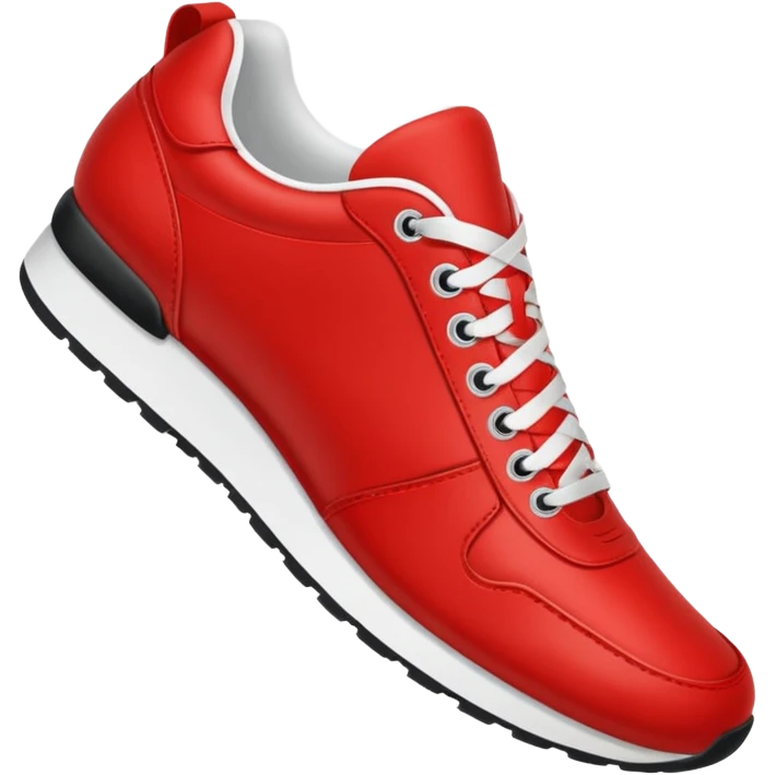 red sport shoue emoji
