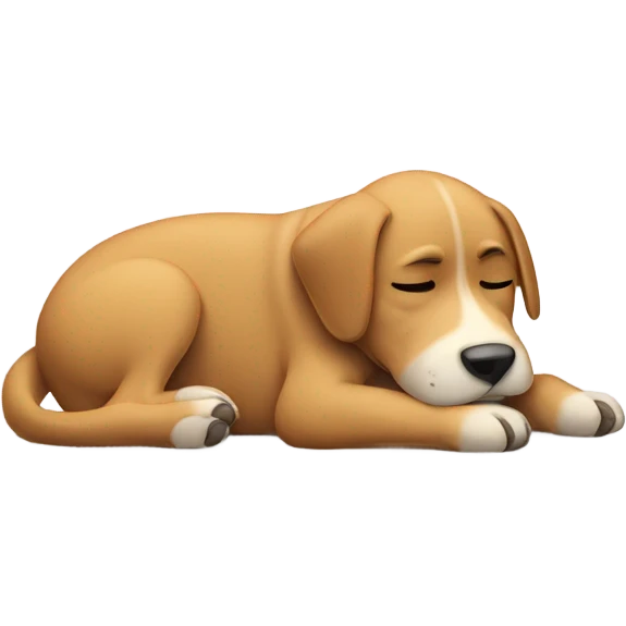 Dog with a sick stomach  emoji