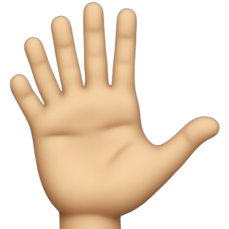 Johnny silver hand emoji