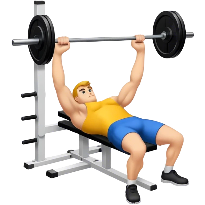 close-grip flat-benchpress emoji