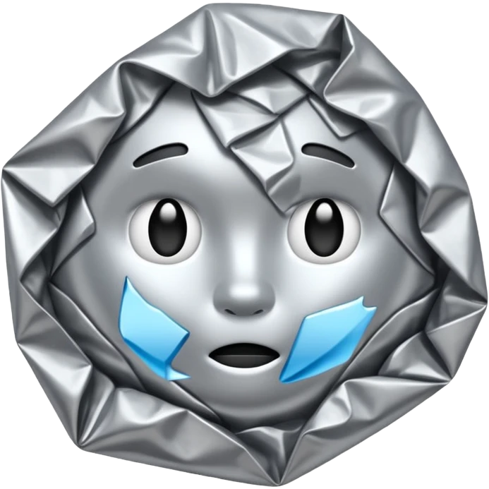 silver foil emoji