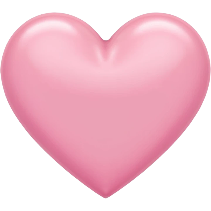 Corazón rosa pastel emoji