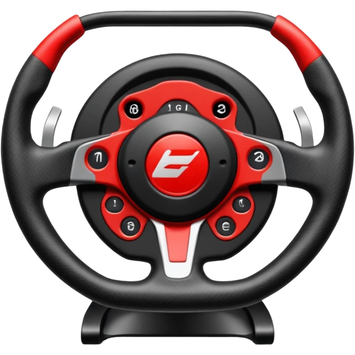 Volant de formule 1 rectangulaire  emoji