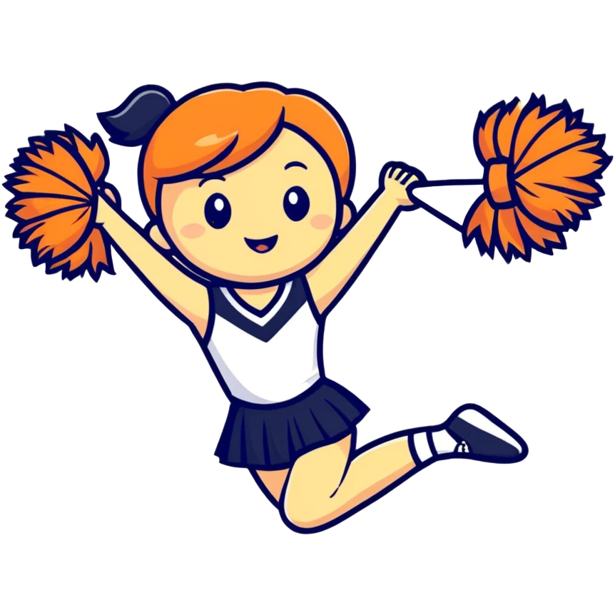 Cheerleader  emoji