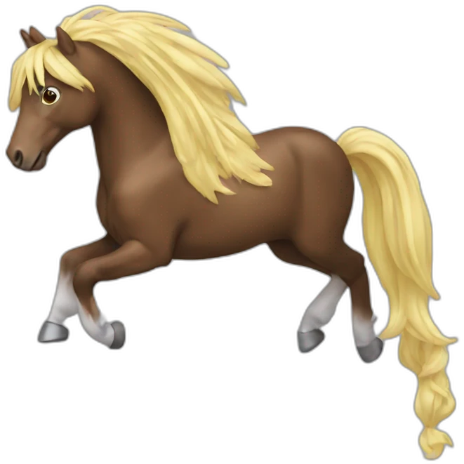 Cheval volant emoji