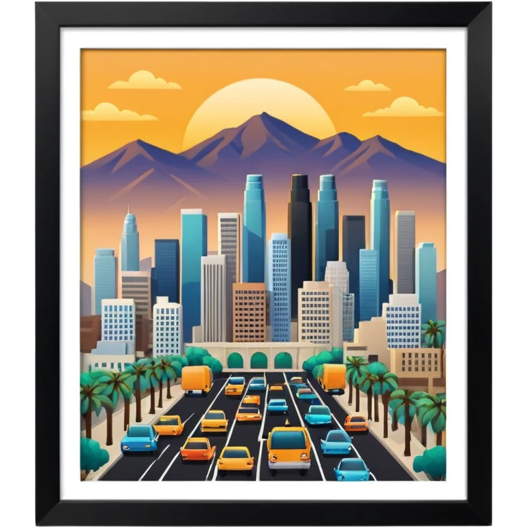 los angeles city emoji