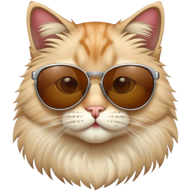 Cat wearing sunglasses, cool cat emoji