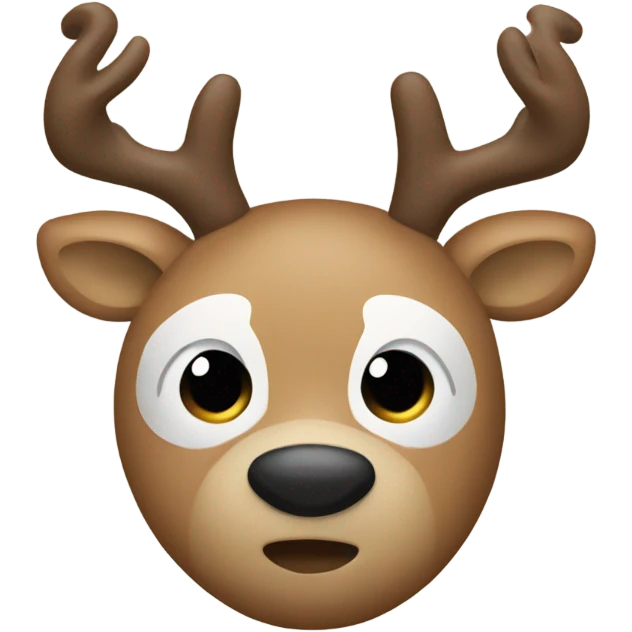 Beige Rudolph  emoji