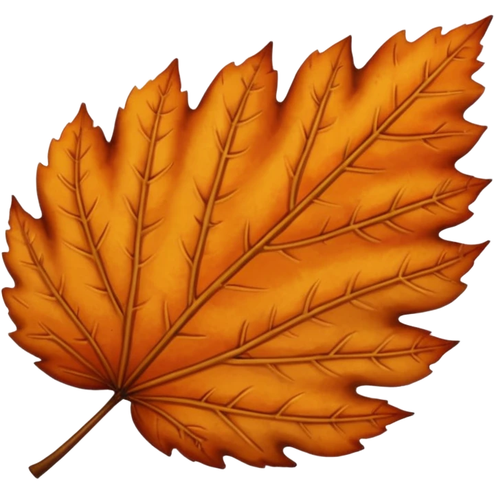 create single dryleaf emojis with different moods emoji