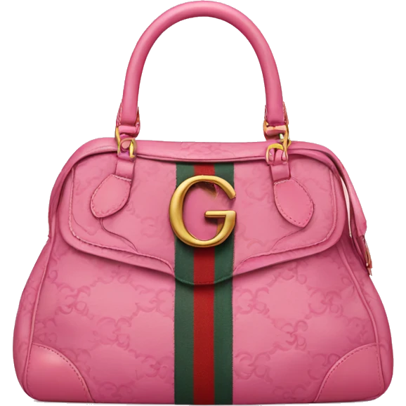 pink gucci bag emoji