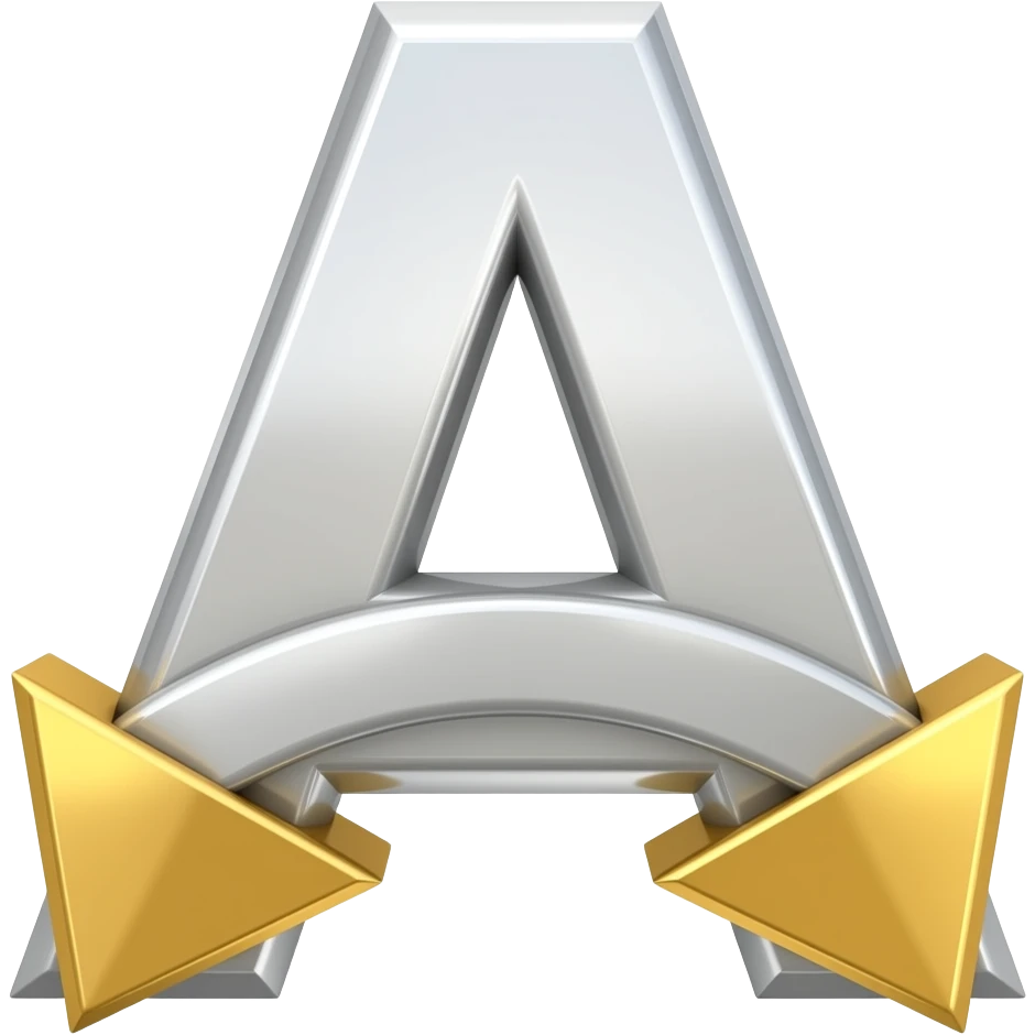 2 arrows in the shape of an A emoji