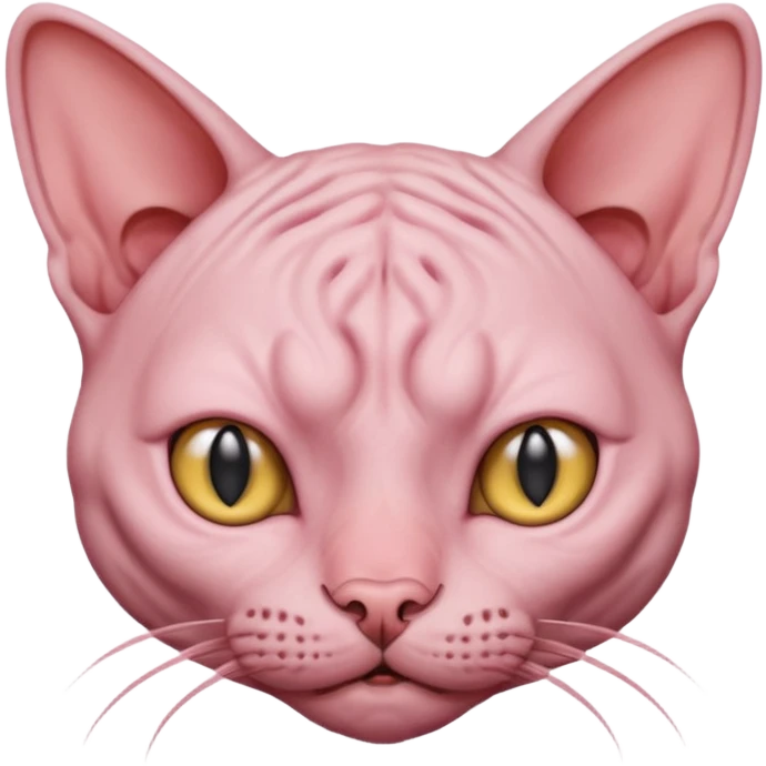 Hairless cat emoji