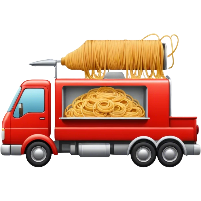 Spaghetti truck emoji