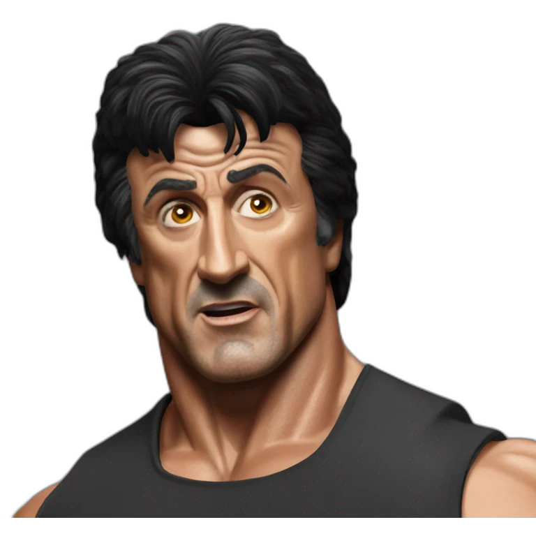 sylvester stallone rocky emoji