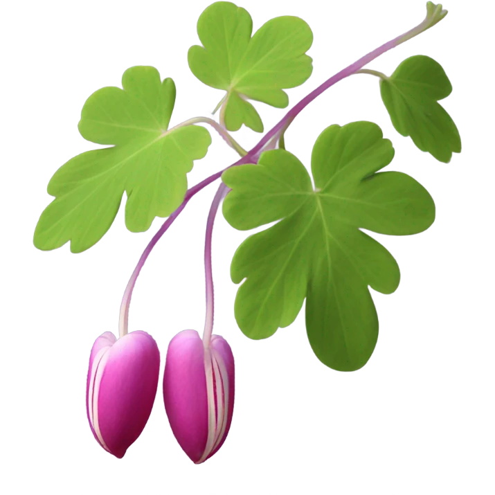 Dicentra spectabilis  emoji