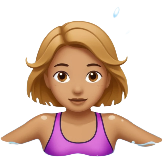 Girls swiming emoji