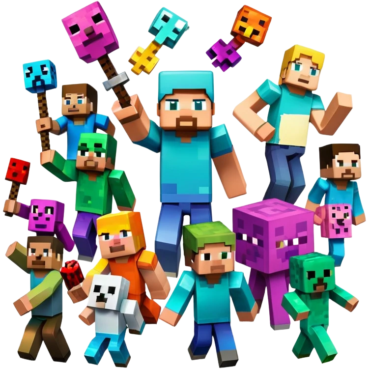 Minecraft mob emoji